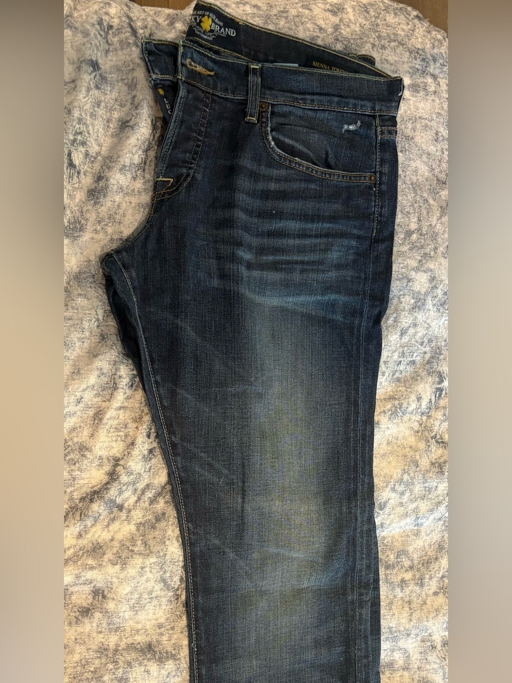 Lucky Brand Denim Jeans with Pink Accent Nails